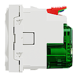 Силова розетка та USB Unica New тип С 10,5 Вт, 2 модулі, біла, фото 6