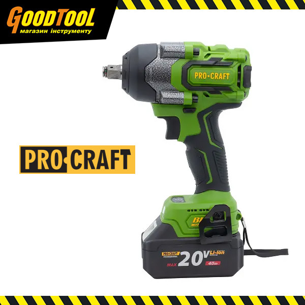Акумуляторний гайковерт Procraft PWA36 Кейс (з 1 АКБ та ЗП)