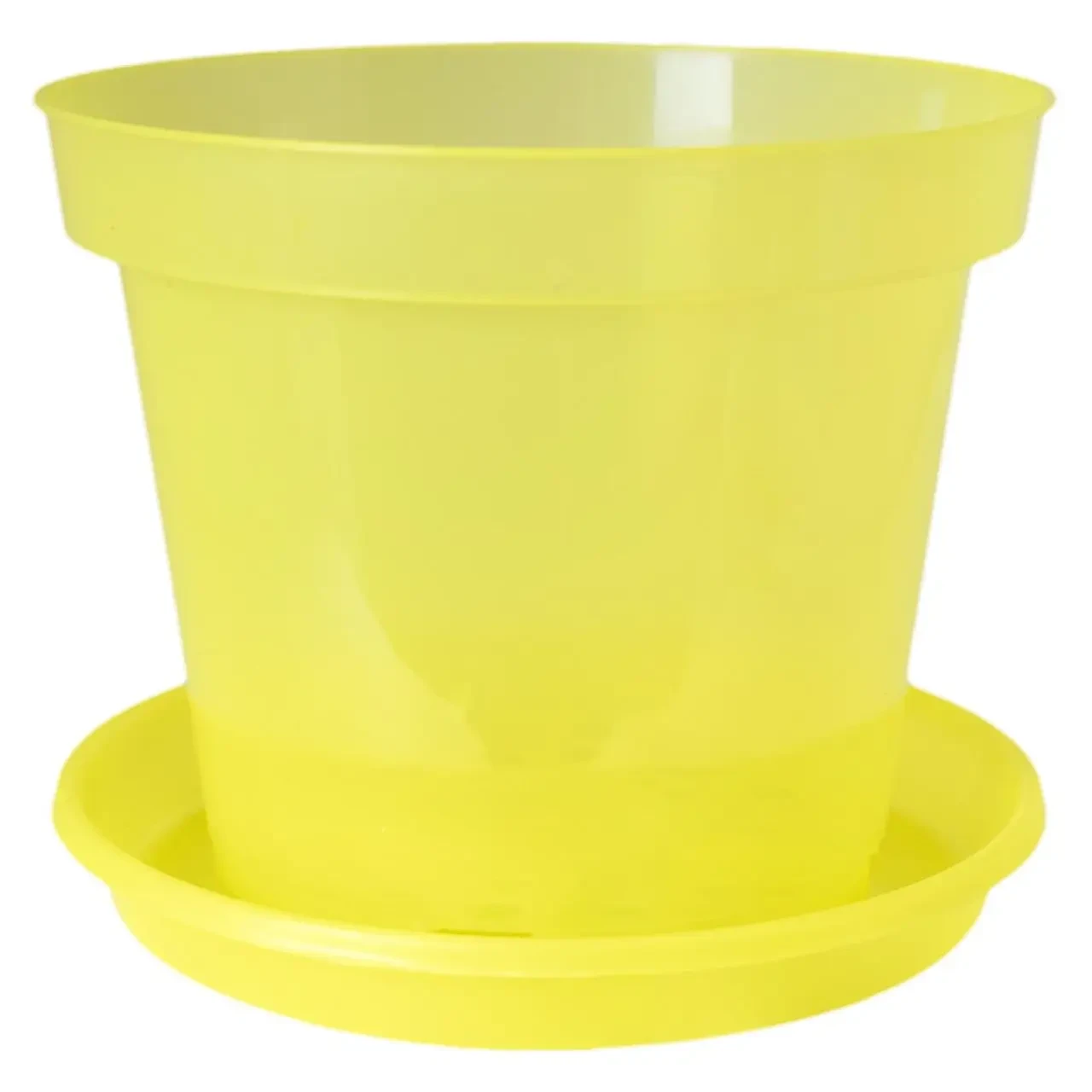 Вазон Орхідея з підставкою жовтий d13 Еталон, фото 1