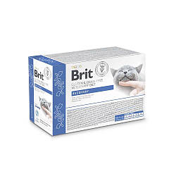 Brit (Брит) VetDiet Recovery - Корм вологий для відновлення харчування, регенерації для котів усіх порід з лососем 85 гр