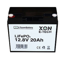 Акумулятор LiFePO4 XON PowerBattery 12.8V 20Ah (XBLFPW12020B 3114)