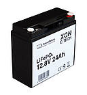 Акумулятор LiFePO4 XON PowerBattery 12.8V 24Ah (XBLFPW12024B 3121), фото 5