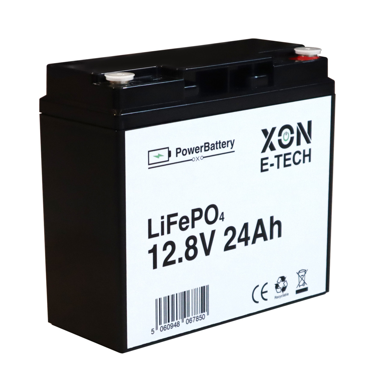 Акумулятор LiFePO4 XON PowerBattery 12.8V 24Ah (XBLFPW12024B 3121), фото 1
