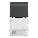 Розетка з з/к, зі шторками, з кришкою, 16А, гвинтові зажими, антрацит, фото 5