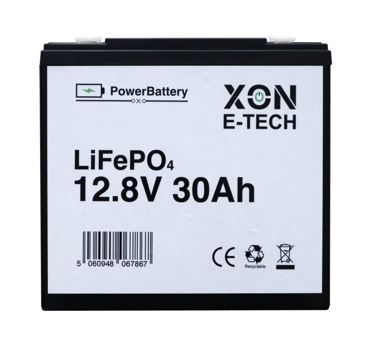 Акумулятор LiFePO4 XON PowerBattery 12.8V 100Ah з дисплеєм (XBLFPD12100B 3145)