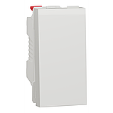 Вимикач 1-клавішний схема 1, 10А, 1 модуль білий, фото 2