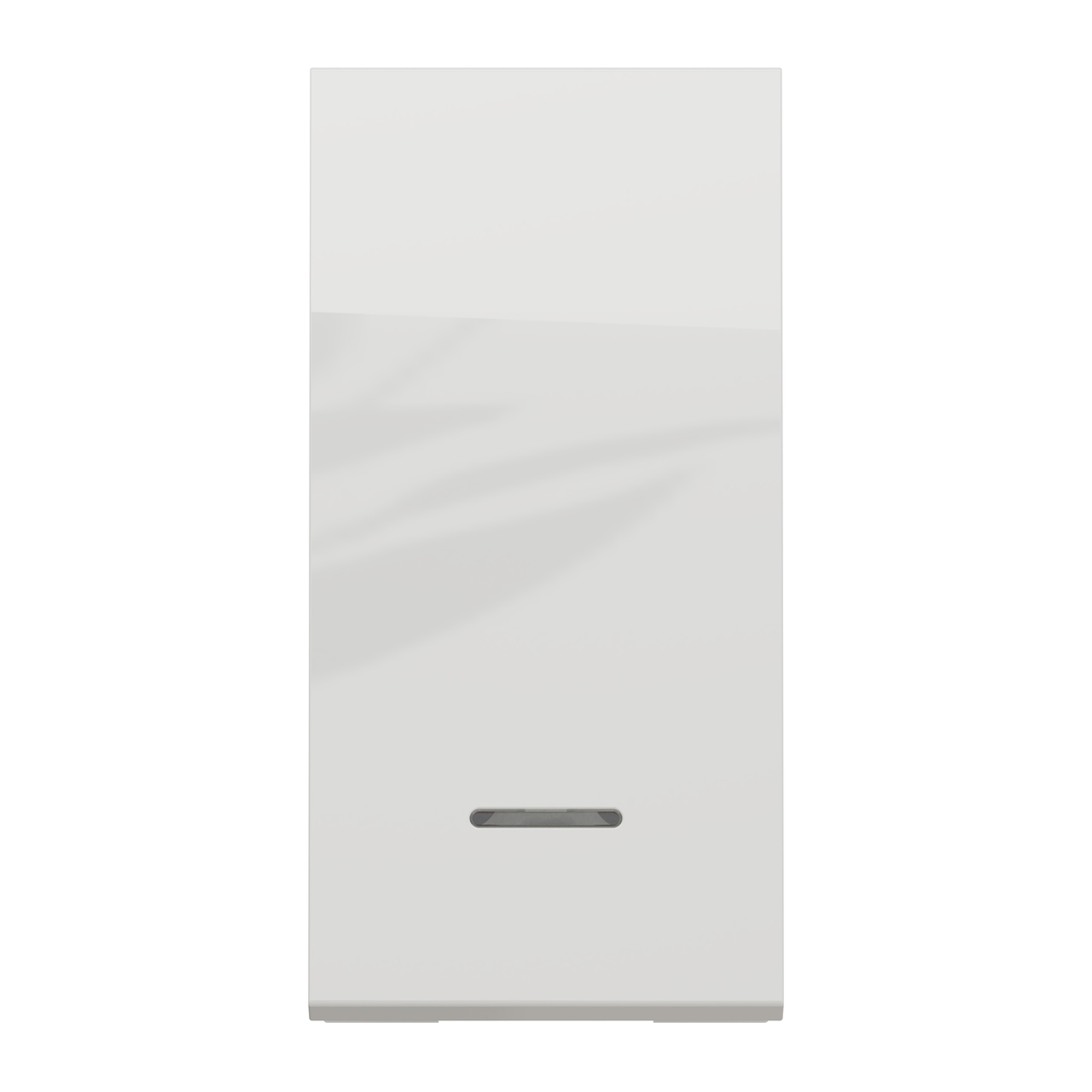 Перемикач 1-клавішний з нейтраллю, 10А, 1 модуль білий - фото 1 - id-p2527198028