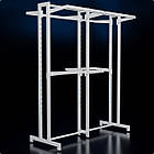 Стійка "ETOILE-250" -v4. Рейл із перфорацією для одягу, вішало торгове для бутіка, фото 10