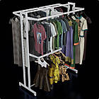 Стійка "ETOILE-250" -v4. Рейл із перфорацією для одягу, вішало торгове для бутіка, фото 3