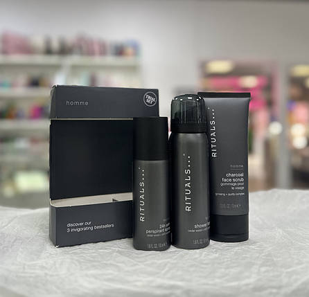 Подарунковий набір 3 в 1 Rituals Of Homme Collection Trial Set, фото 1