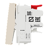 Перемикач перехресний 1-клавішний, 10А, 1 модуль, бежевий Unica New Studio, фото 7