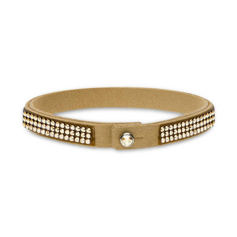 Браслет з алькантари Spark Tennis Triple зі Swarovski (BZ3C5BEGS), фото 1