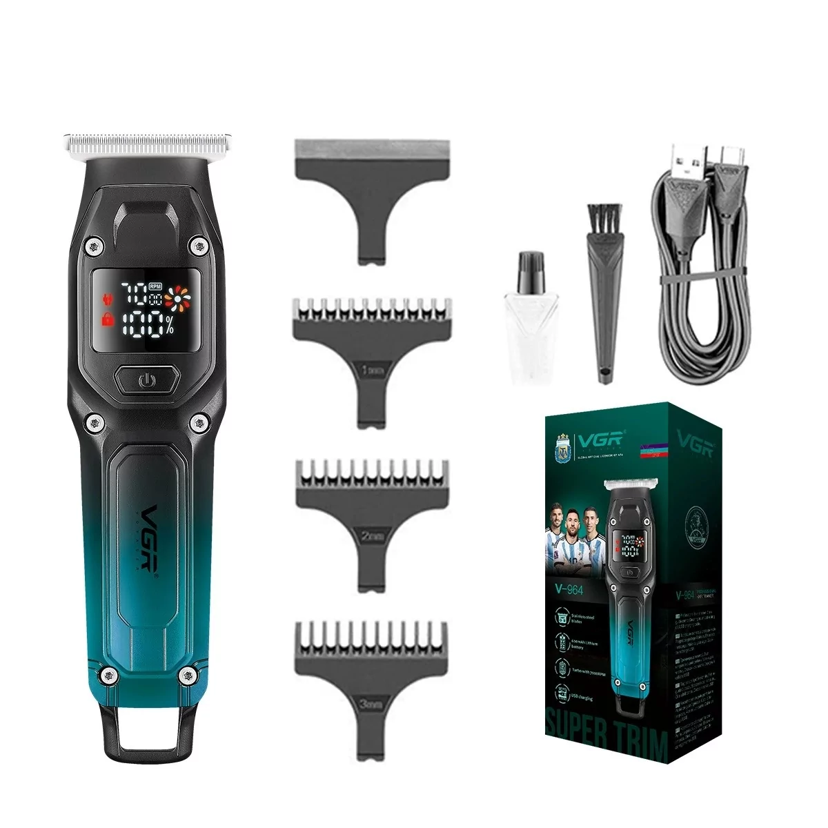 Стайлер-тример набір Barber VGR V-964, фото 1