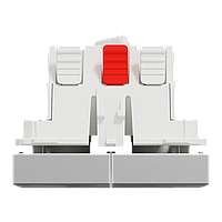 Перем. 2-кл. 2 x сх.6, 10А 2 мод алюм