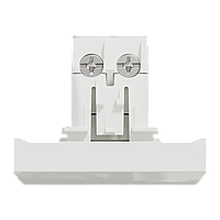 Вимикач 1-клавішний сх. 1 16А, 2 модульний, білий