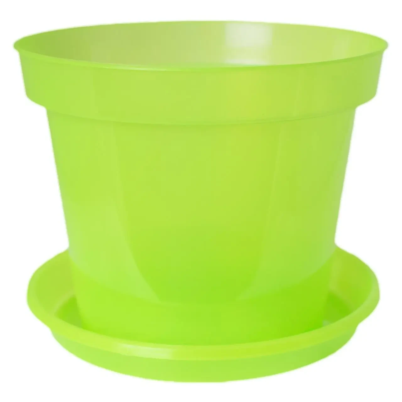 Вазон Орхідея з підставкою салатовий d13 Еталон, фото 1