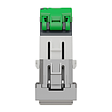Розетка комп'ютерна RJ45, одинарна категорія 5 UTP, 1 модуль, алюміній, фото 4