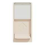 Розетка комп'ютерна RJ45, категорія 5 UTP, 1 модуль, бежева Unica New Studio, фото 3