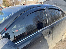Дефлектори вікон (вітровики) для Toyota Camry V40 2006-2011 накладні (DEFL) Q2