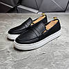 Лофери, туфлі чоловічі чорні шкіряні (натуральна шкіра) для чоловіків на весну осінь, розміри 40-45, фото 2