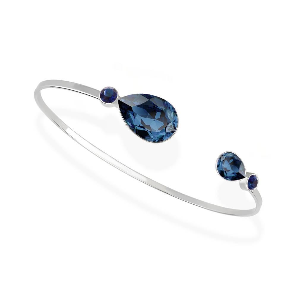 Браслет KOBI Nicoll зі Swarovski у формі краплі (7450-1373-11-32)