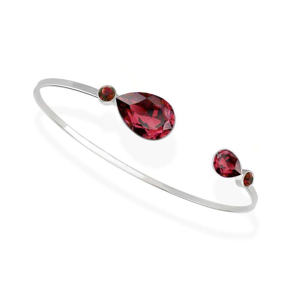 Браслет KOBI Nicoll зі Swarovski у формі краплі (7450-1373-10-32)