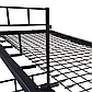 Ліжко двоярусне металеве для укриттів (сітка з пружинами), фото 4