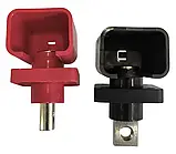 Корпусна прохідна клема з кришкою CF 120А (червона та чорна), фото 2