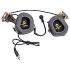 Активні навушники Earmor M32X Coyote Brown (2 кріплення), фото 9