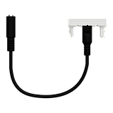 Розетка Minijack 1 модуль білий, фото 3
