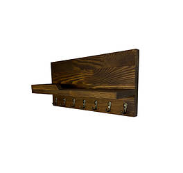 Ключниця на стіну. Тримач дерев'яний для ключів