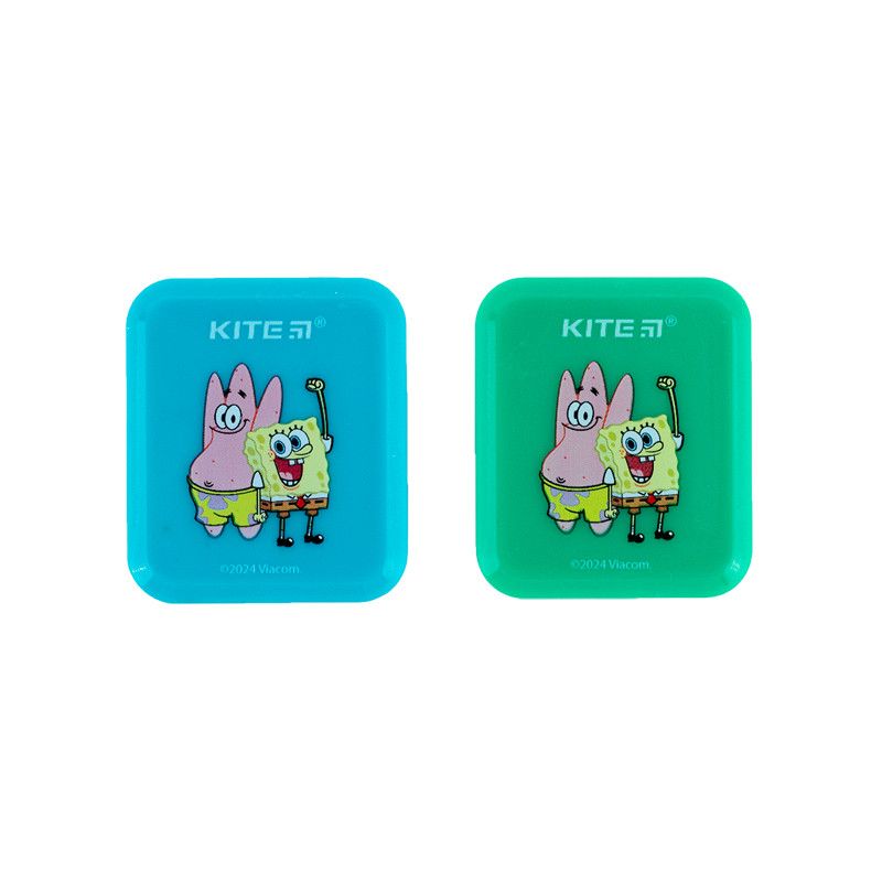 Точилка з контейнером прямокутна Kite Sponge Bob SB24-116