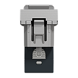 New Unica RJ45 1 модуль CAT6A FTP алюм, фото 3