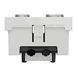 Розетка TV R один, 2 модуля біл, фото 4