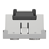 Розетка TV R один, 2 модулі алюм, фото 3