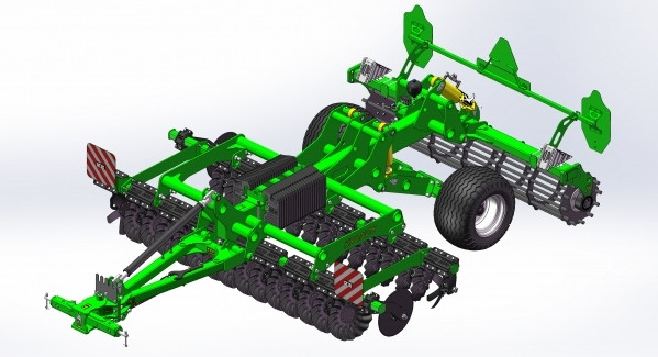 Компактна дискова борона АГКСД-3 KRONOS, ширина 3 м, Велес-Агро