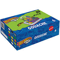 Гуаш Kite Hot Wheels Skate HW25-062, 6 кольорів