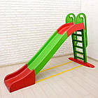 Гірка для дітей 243 см, Doloni зелено-червона, фото 3