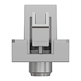 Розетка Coaxial F-type, 1 модуль алюм, фото 3