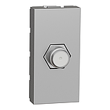 Розетка Coaxial F-type, 1 модуль алюм, фото 6