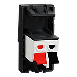 Аудіорозетка 1 модуль антрацит, фото 2