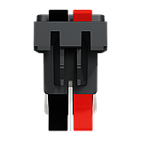 Аудіорозетка 1 модуль антрацит, фото 3