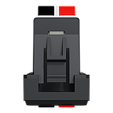 Аудіорозетка 1 модуль антрацит, фото 6