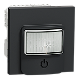 Датчик руху з вимикачем 10 A антрацит, фото 2