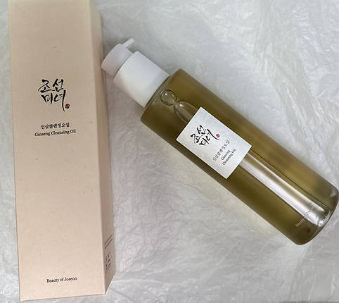 Гідрофільна олія для обличчя Beauty of Joseon Ginseng Cleansing Oil з екстрактом та олією женьшеню 210мл, фото 3