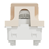 Вивід кабеля, 16А, 2 модулі, бежевий Unica New Studio, фото 2