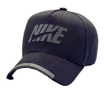 Кепка бейсболка котонова чорна NIKE- НАЙК  71005