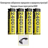 Батарейки AA акумуляторні Nitecore NH2400 з роз'ємом USB Type-C на 1.5V/2400mAh, фото 3
