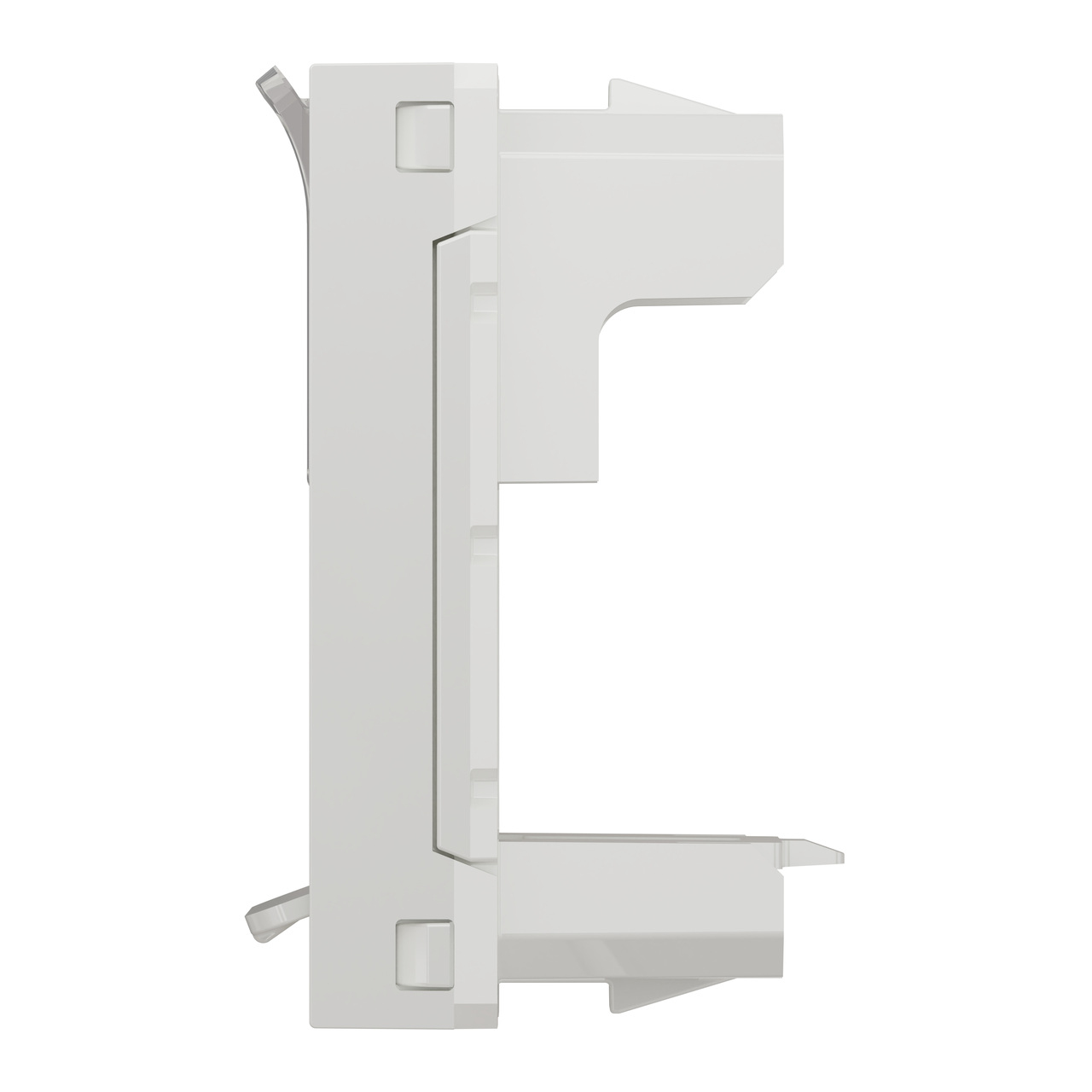 RJ45 накладка 1 модуль білий