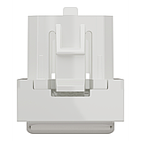 RJ45 накладка 1 модуль білий, фото 3